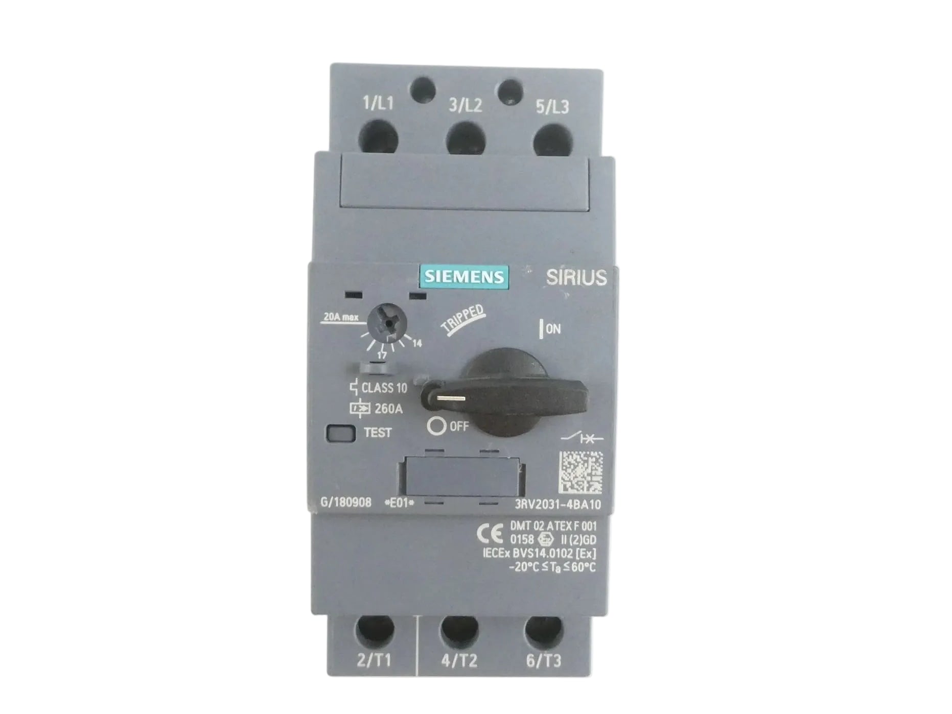 SIEMENS 3RV2031-4BA10 LEISTUNGSSCHALTER *E01*
