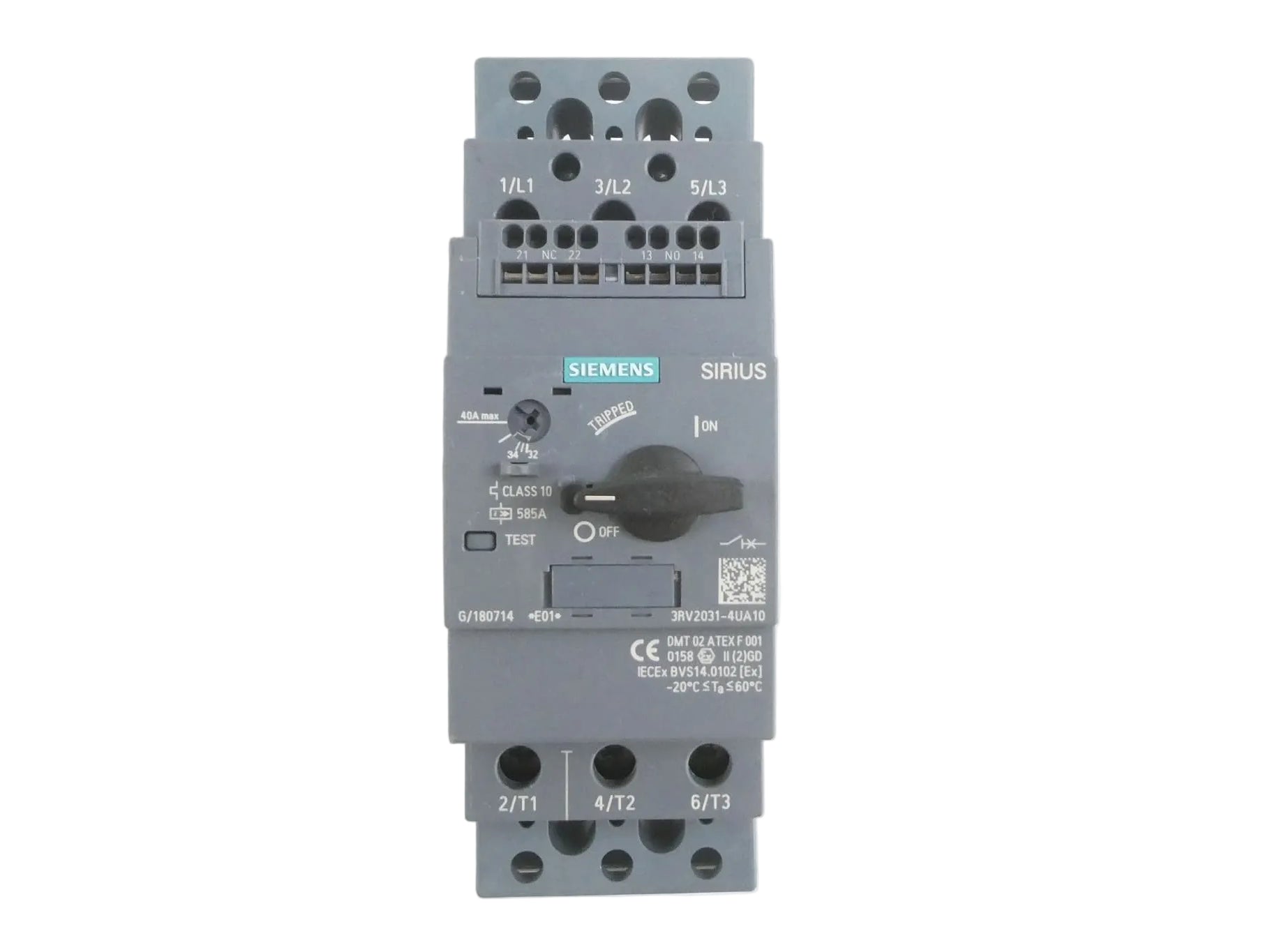 SIEMENS 3RV2031-4UA10 LEISTUNGSSCHALTER *E01*