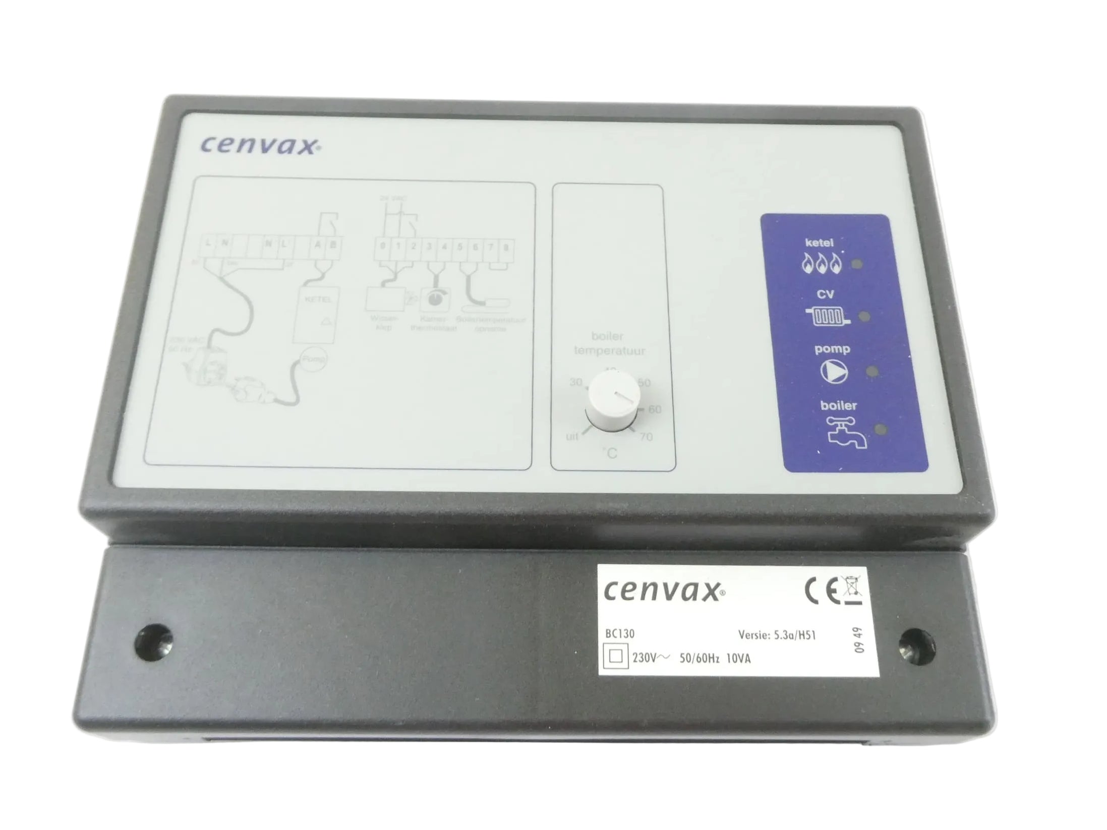 CENVAX BC-130 082-EN5100B KESSELSTEUERUNG (VERSION 5.3a/H5.1)