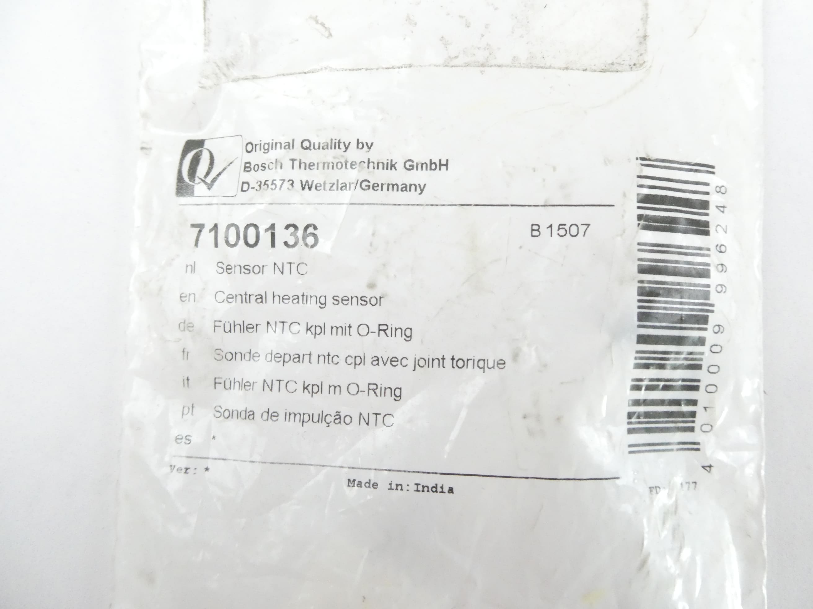 BOSCH 7100136 FÜHLER NTC kpl mit O-Ring