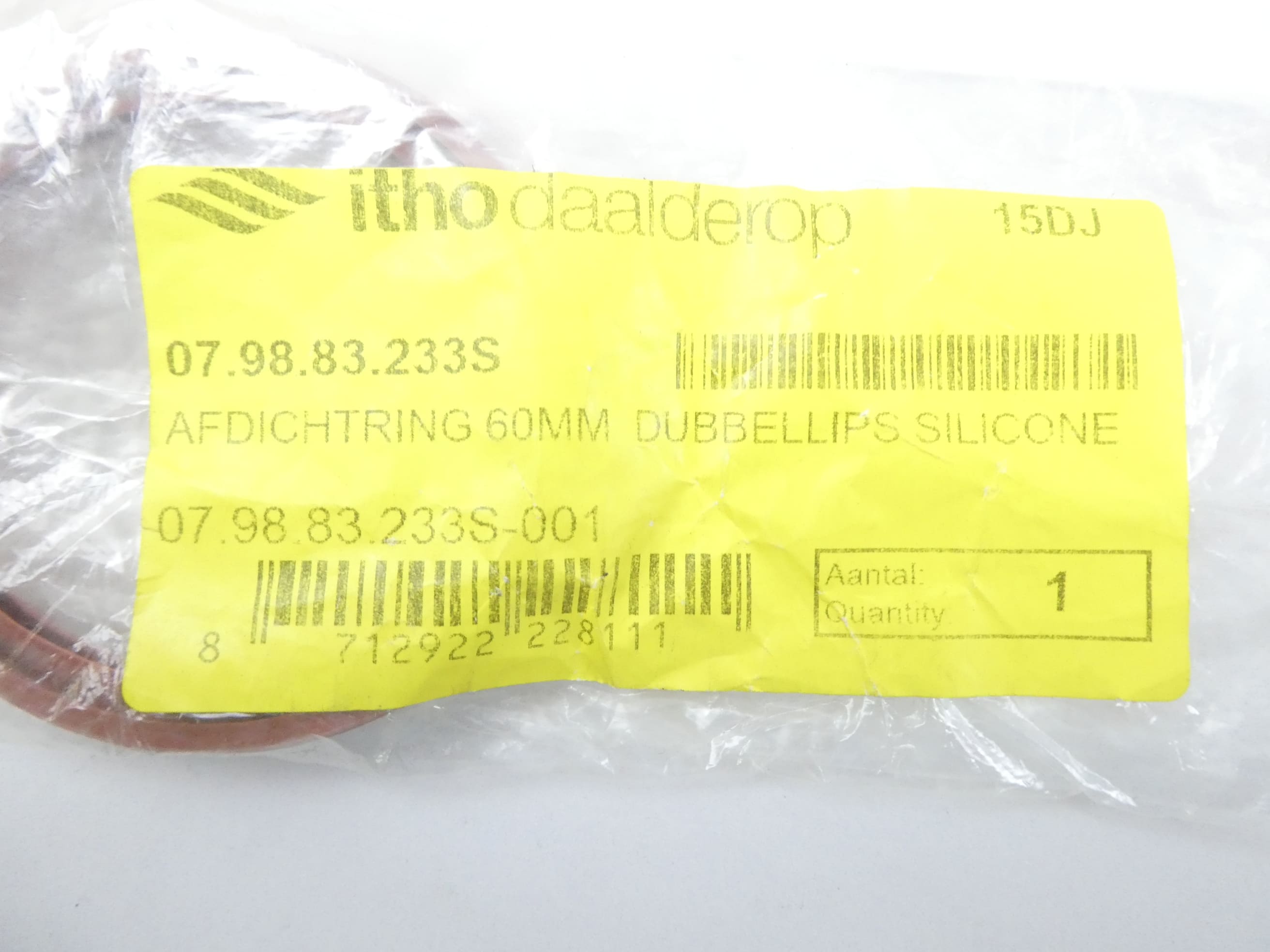 ITHO DAALDEROP 07.98.83.233S DICHTRING