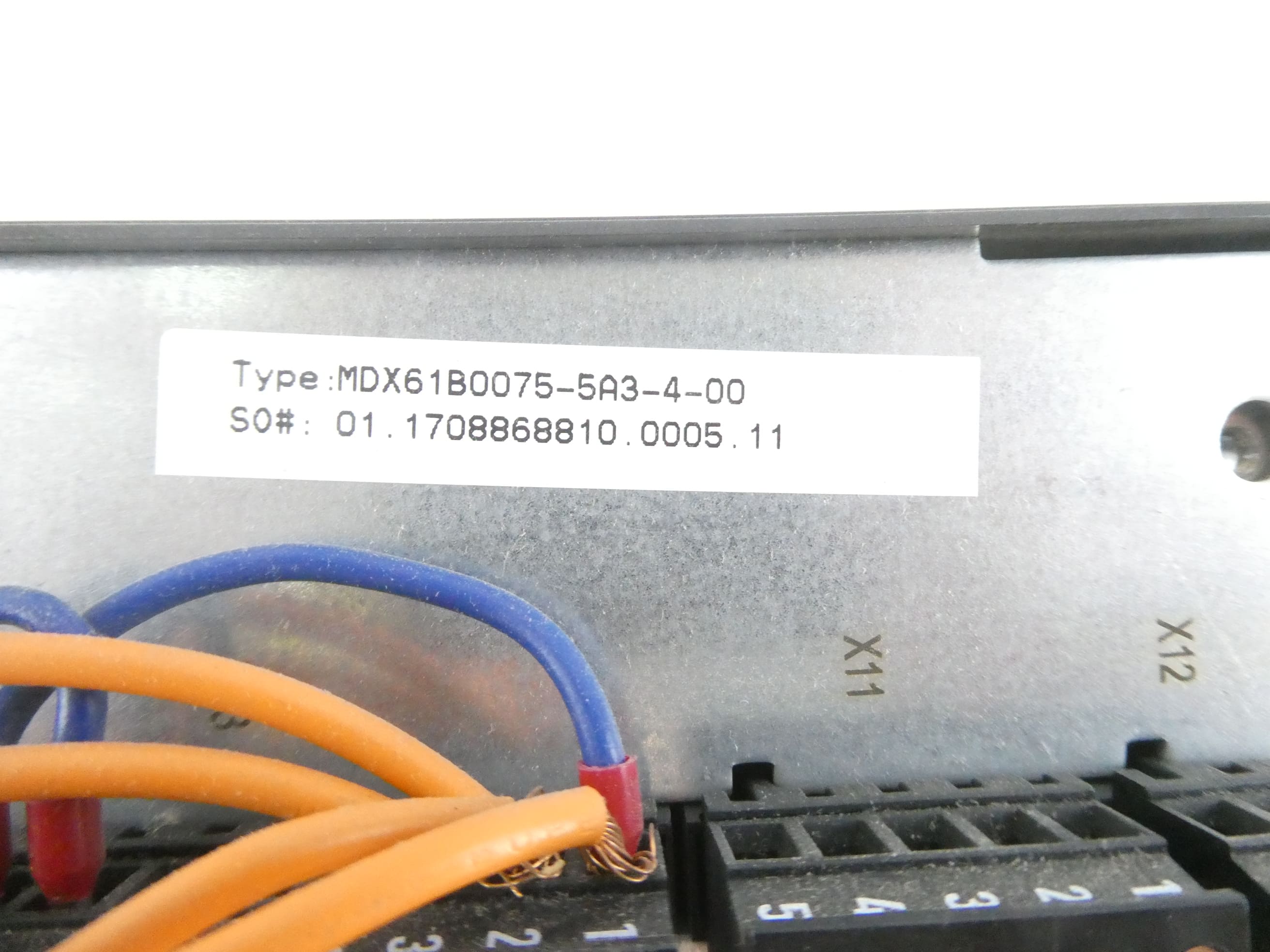 SEW EURODRIVE MDX61B0075-5A3-4-0T MOVIDRIVE FREQUENZUMRICHTER + MDX60A0074-5A3-4-00 STEUERKOPF S/N: 0714330