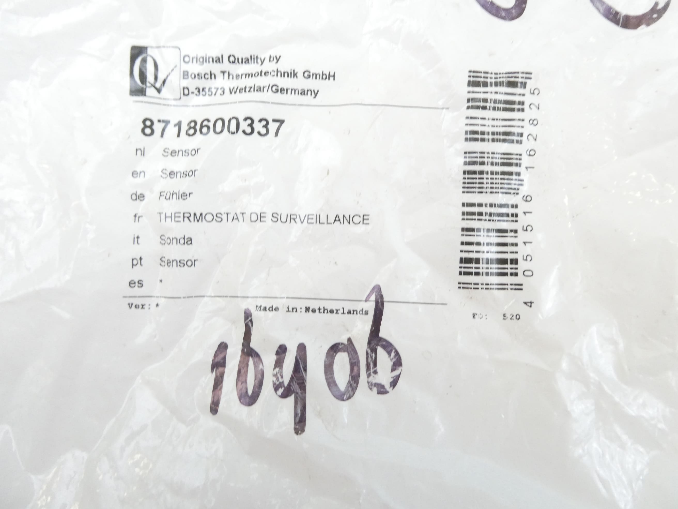 BOSCH 8718600337 FÜHLER