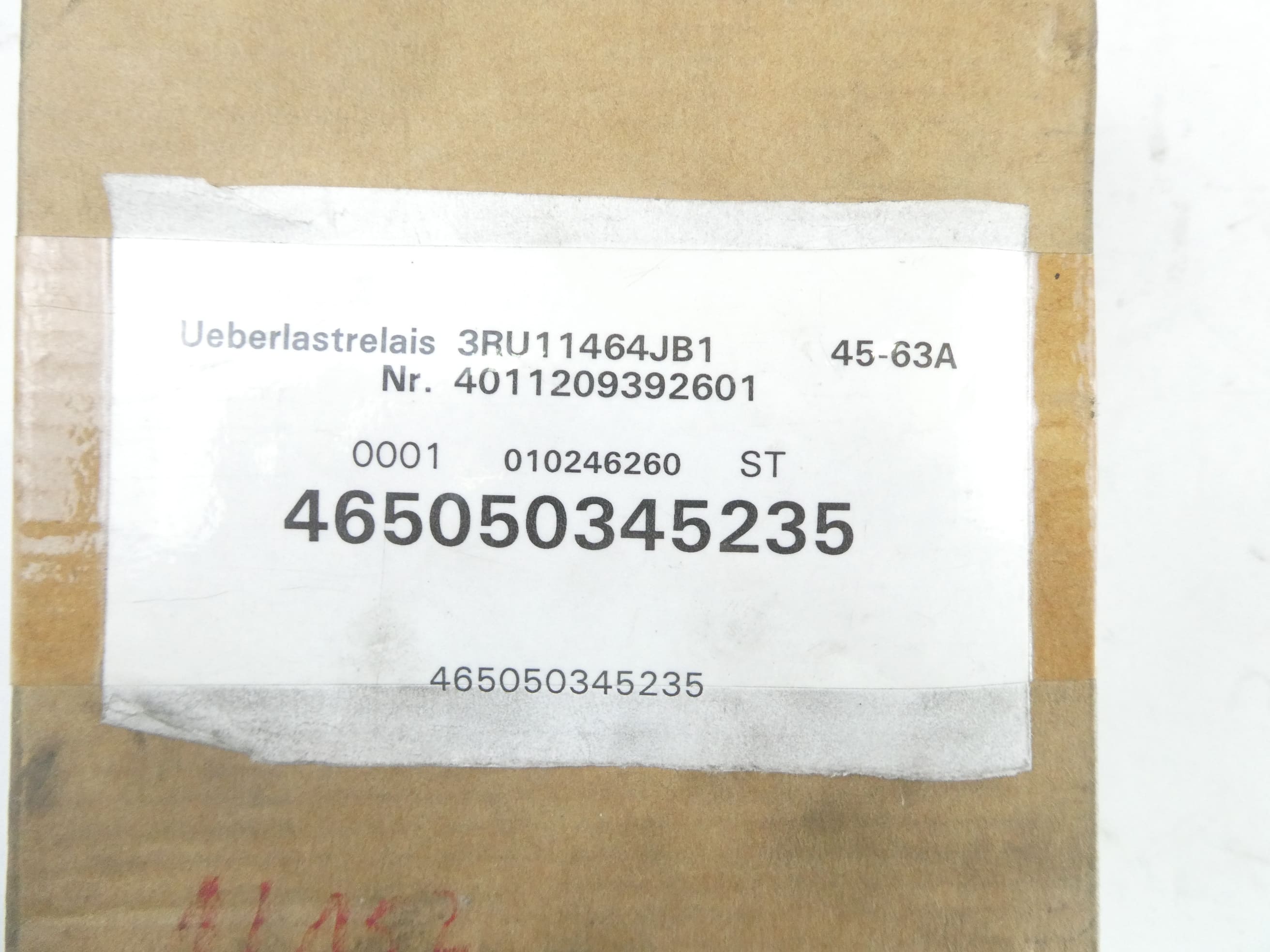 SIEMENS 3RU11464JB1 ÜBERLASTSRELAIS