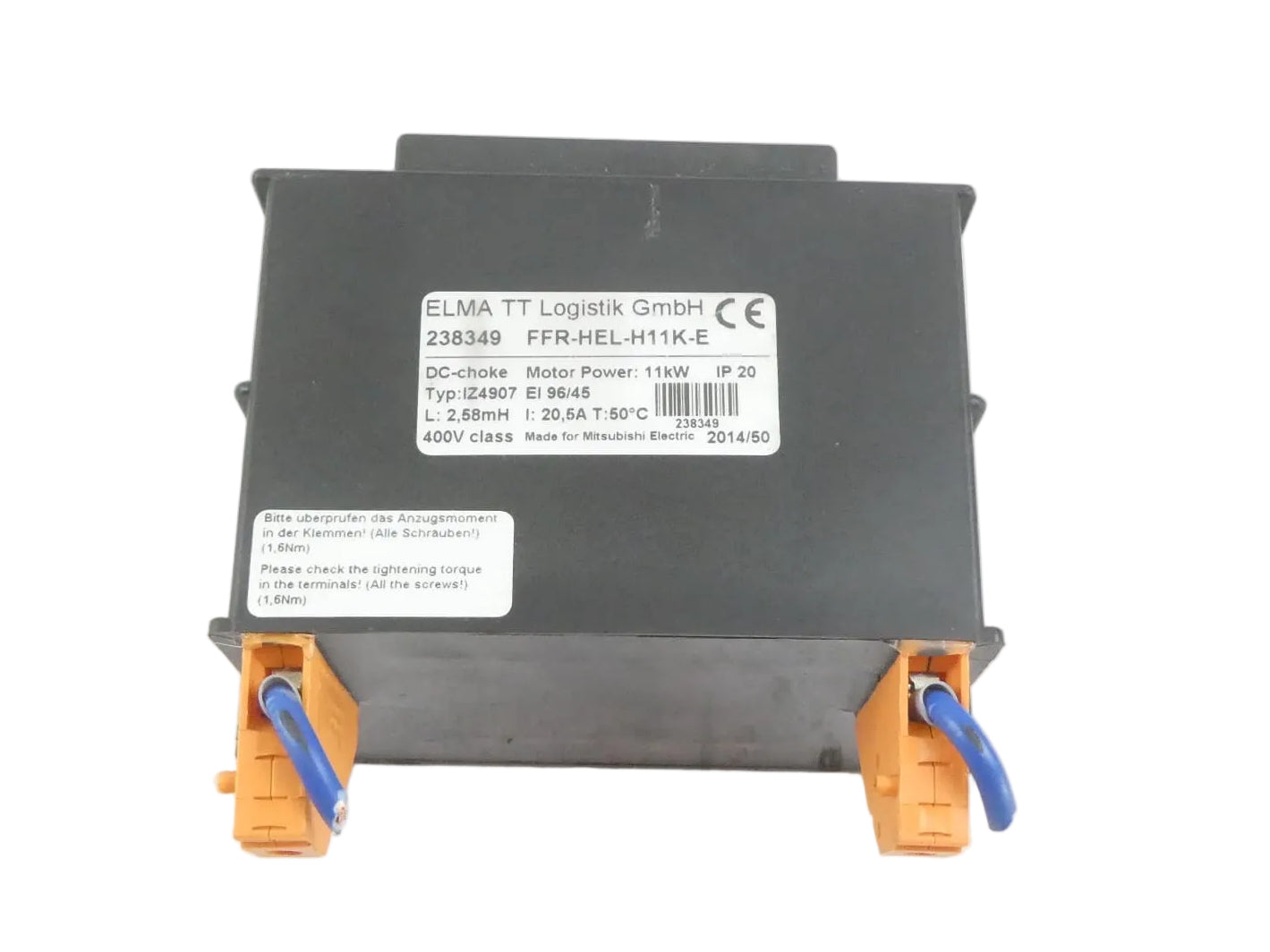 ELMA FFR-HEL-H11K-E 238349 DC LINK CHOKE