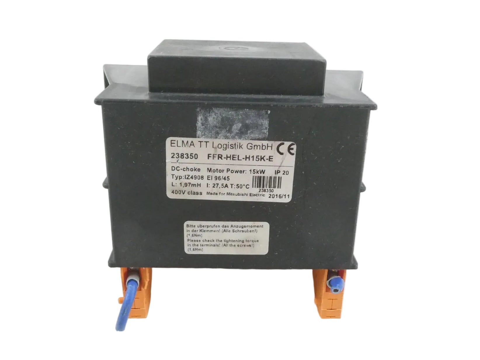ELMA FFR-HEL-H15K-E 238350 DC LINK CHOKE
