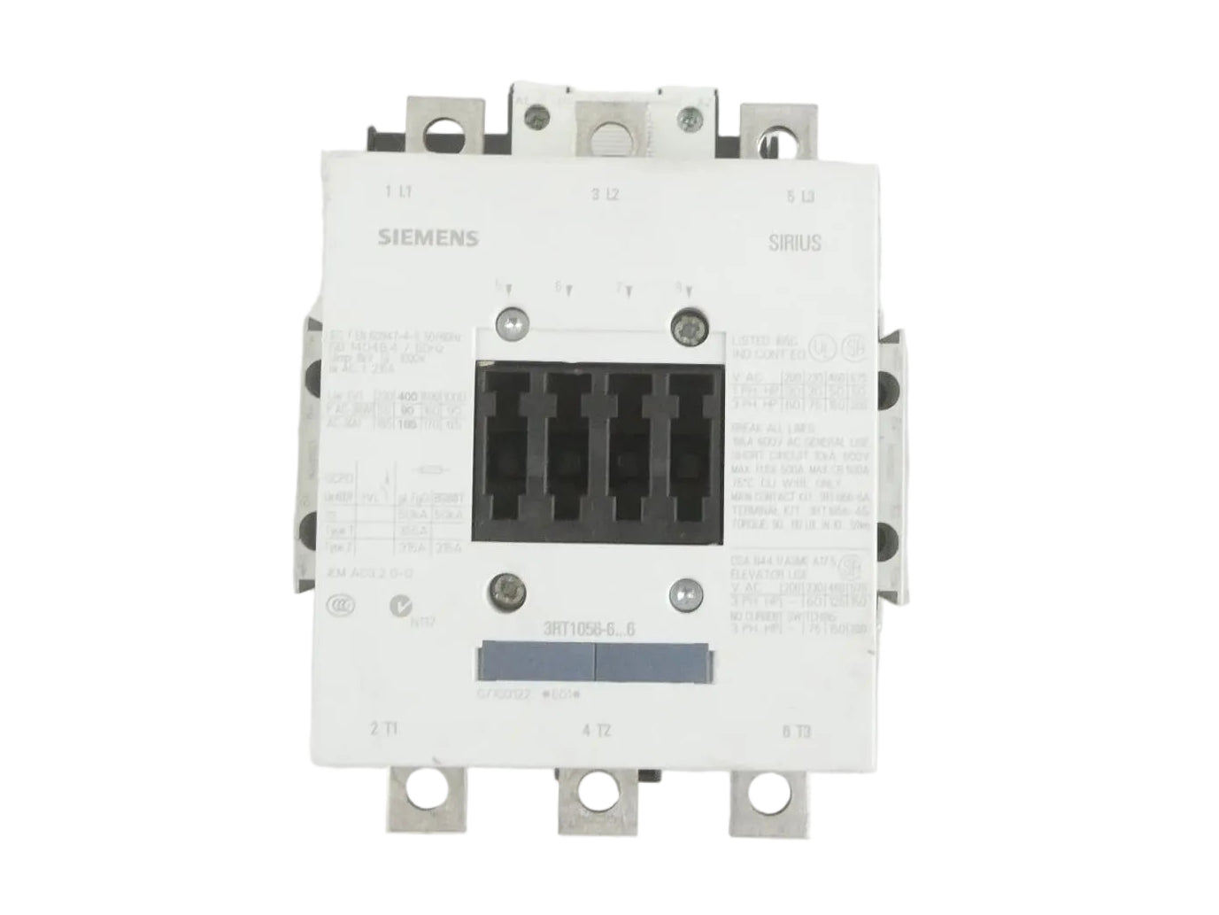 SIEMENS 3RT1056-6AP36 LEISTUNGSSCHÜTZ *E01*