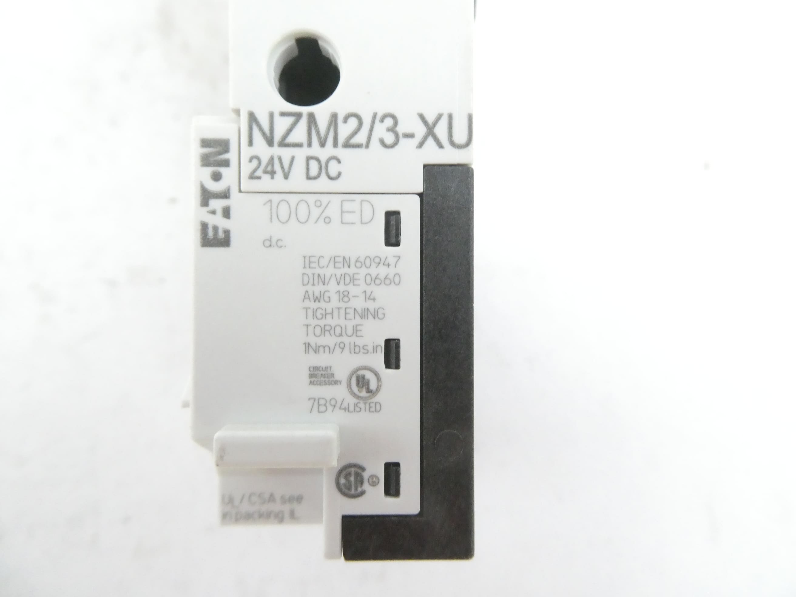 EATON NZM2/3-XU24VDC NZM2/3-XU 24V DC UNTERSPANNUNGSAUSLÖSER