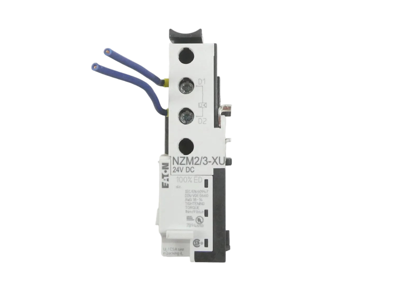 EATON NZM2/3-XU24VDC NZM2/3-XU 24V DC UNTERSPANNUNGSAUSLÖSER