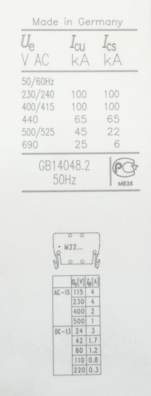 EATON GB14048.2 LEISTUNGSSCHALTER + NZM 3
