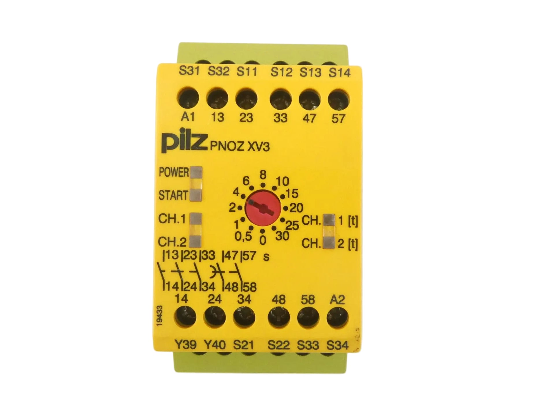 PILZ 774540 PNOZ XV3 30/24VDC 3n/o 2n/o t SICHERHEITSRELAIS