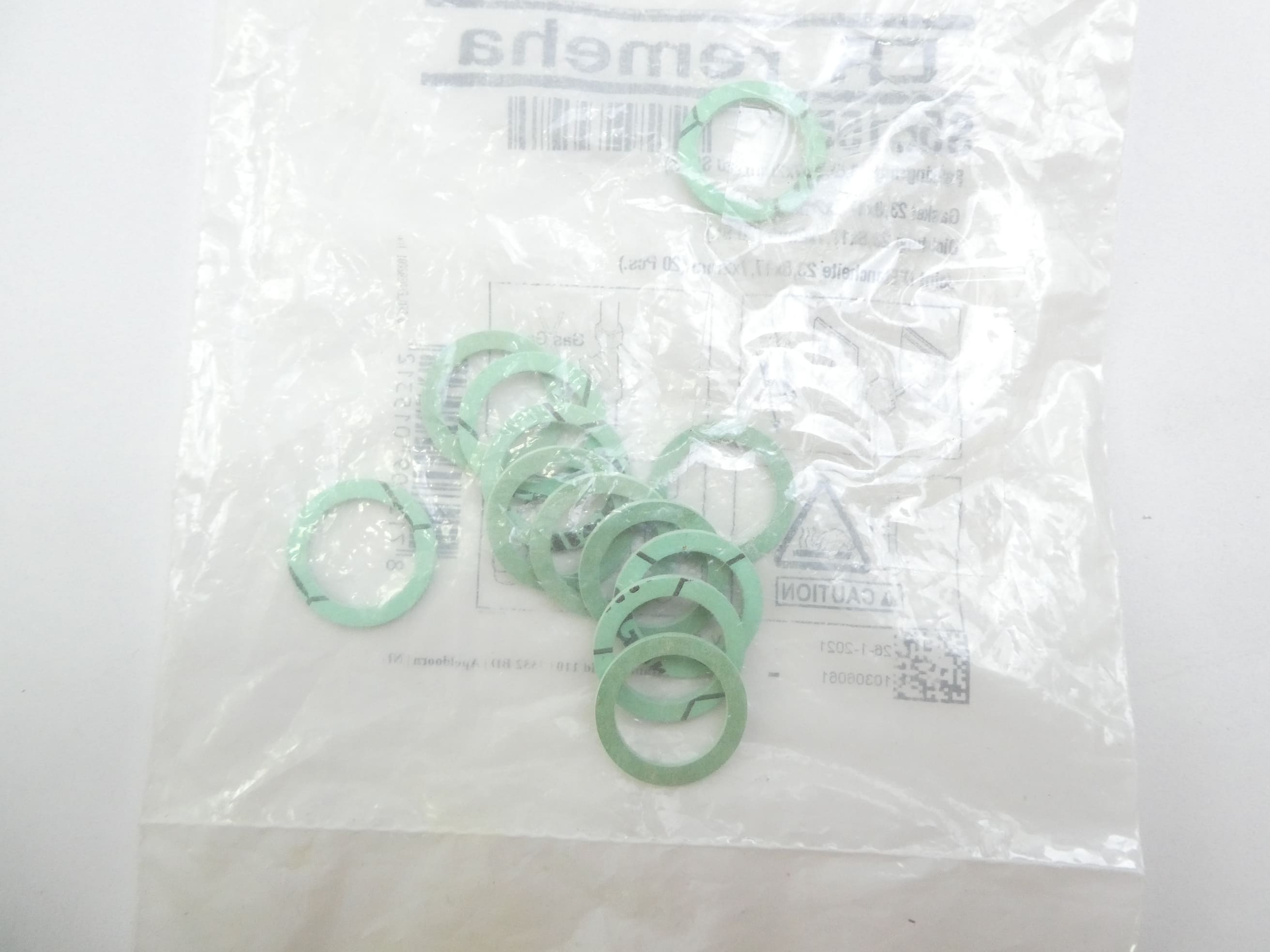 20x REMEHA S56155 DICHTUNG 23,8x17,7x2mm (set of 20)