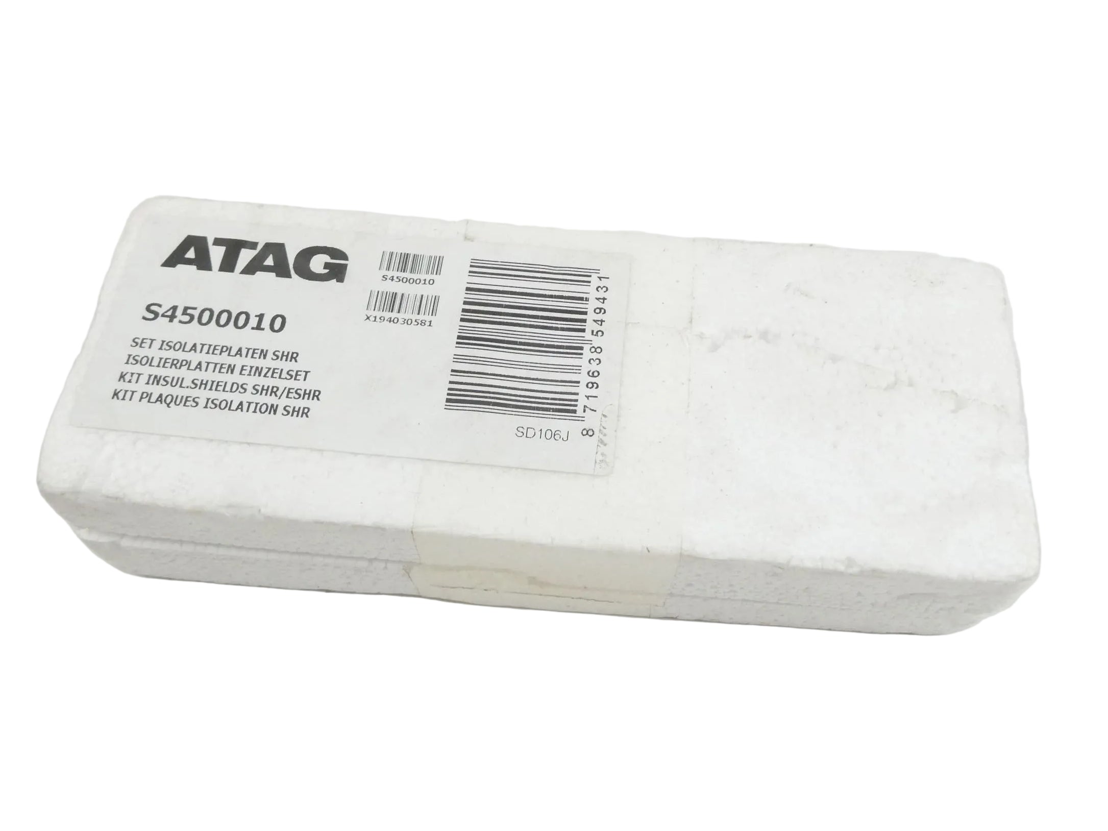 ATAG S4500010 ISOLIERPLATEN EINZELSET