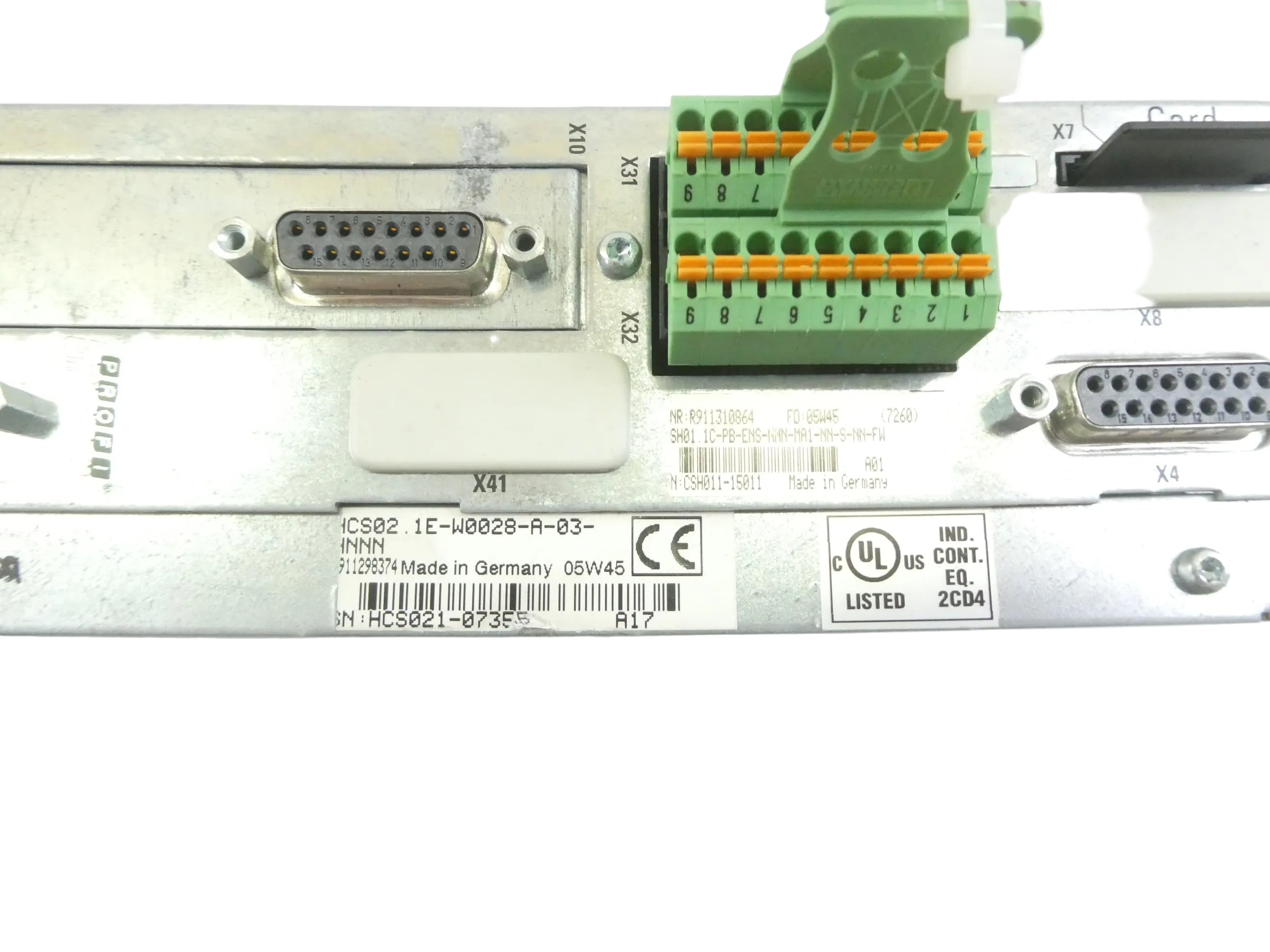 REXROTH HCS02.1E-W0028-A-03-NNNN IndraDrive C UMRICHTER SN: HCS021-07355