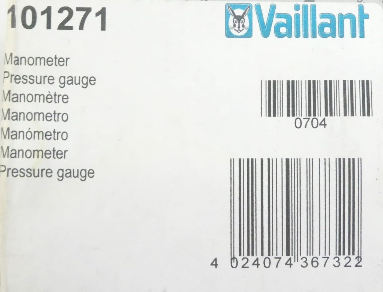 VAILLANT 101271 MANOMETER