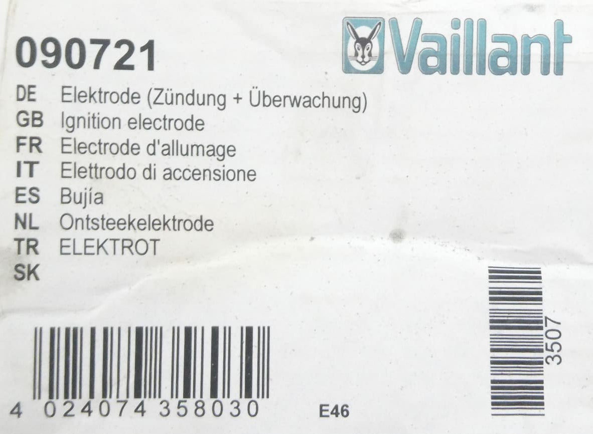 VAILLANT 090721 / 09-0721 ELEKTRODE (ZÜNDUNG UND ÜBERWACHUNG)