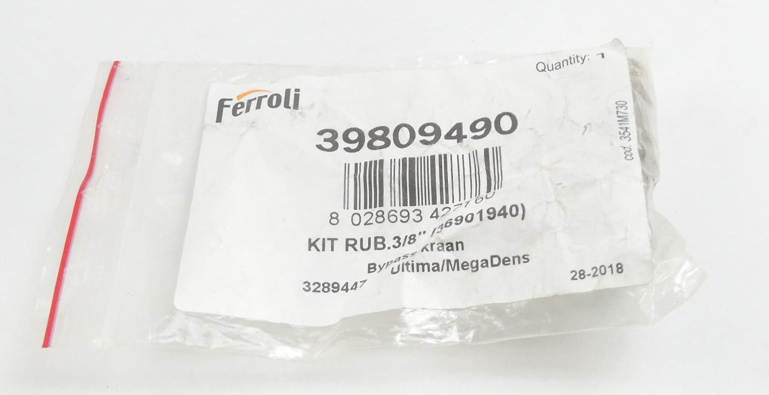 Ferroli 39809490 Bypassventil KIT RUB. 3/8"