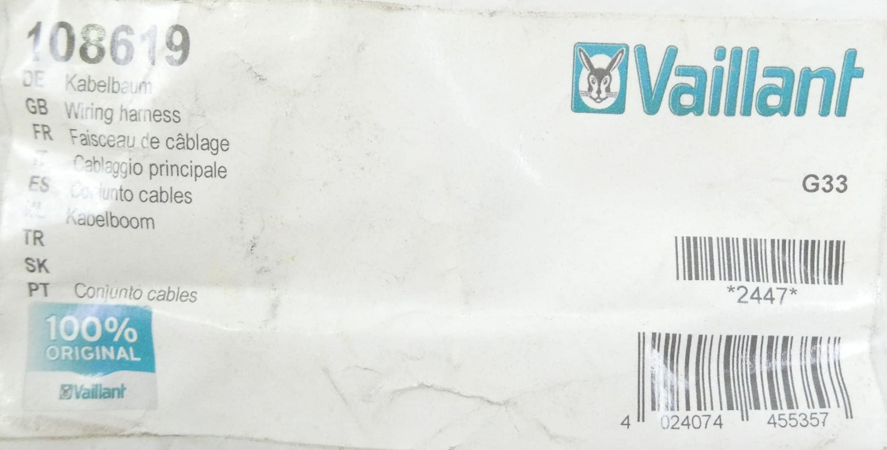Vaillant 108619 Kabelbaum