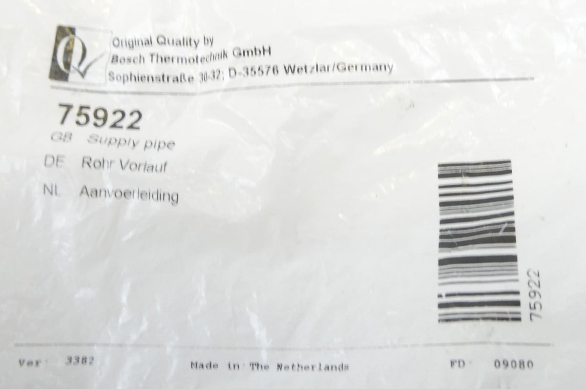 Bosch 75922 Vorlaufrohr