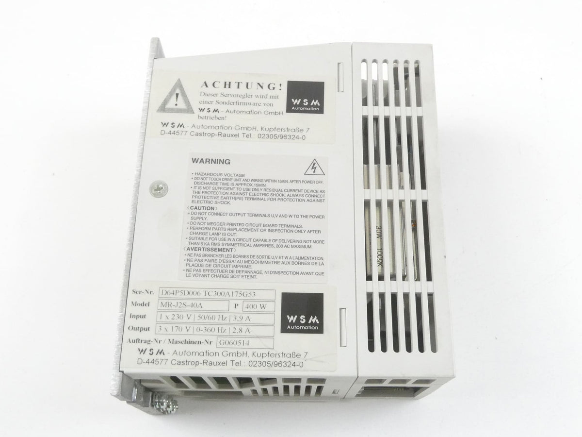 WSM-Automation MR-J2S-40A Servoregler