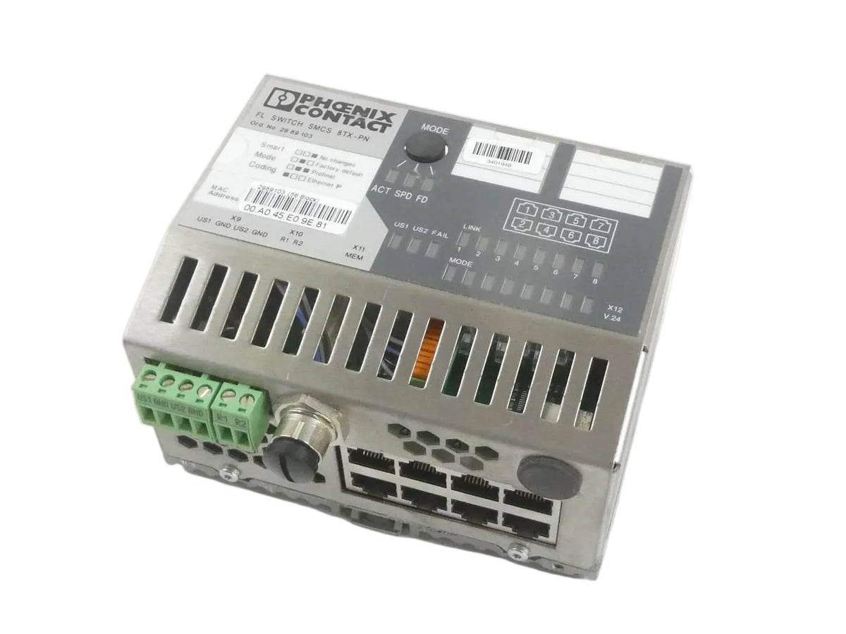 Phoenix Contact FL Switch SMCS 8TX-PN Ethernet Switch