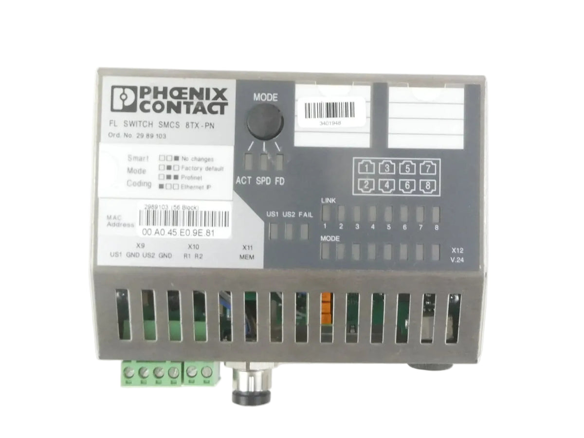 Phoenix Contact FL Switch SMCS 8TX-PN Ethernet Switch