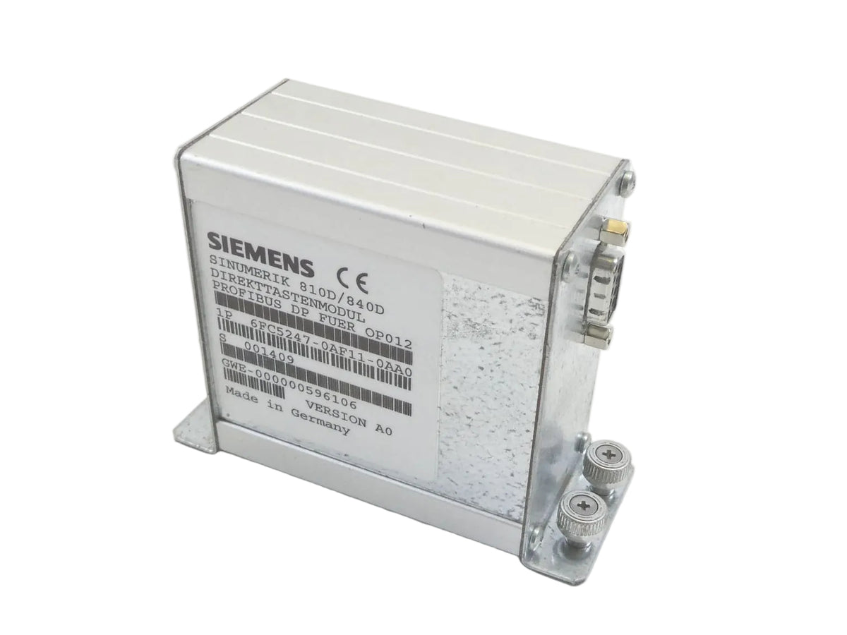 Siemens 6FC5247-0AF11-0AA0 Direkttastenmodul Profibus DP