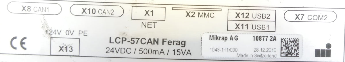 Ferag LCP-57CAN HMI-Bedienpanel