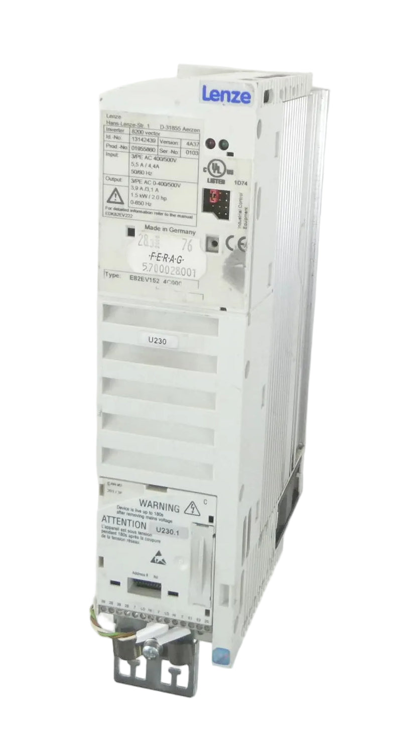 Lenze 13142439 Frequenzumrichter E82EV152_4C000