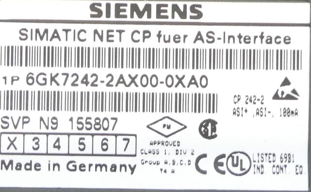 Siemens 6GK7242-2AX00-0XA0 SIMATIC NET CP242-2