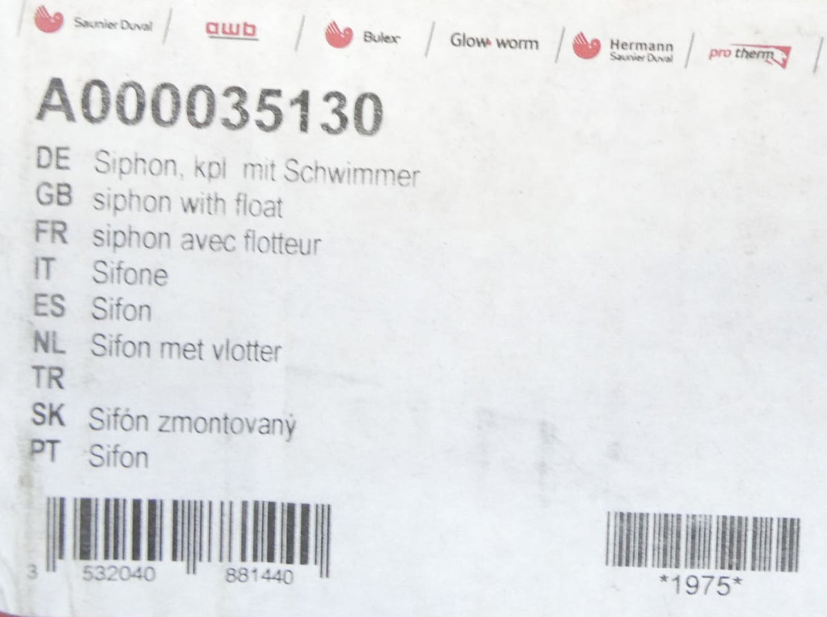AWB A000035130 Siphon mit Schwimmer