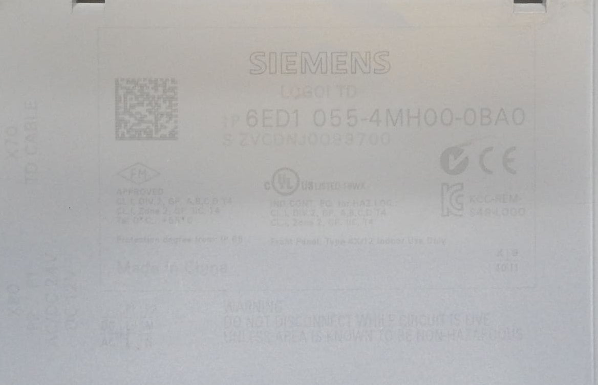 Siemens 6ED1055-4MH00-0BA0 LOGO! TD Display
