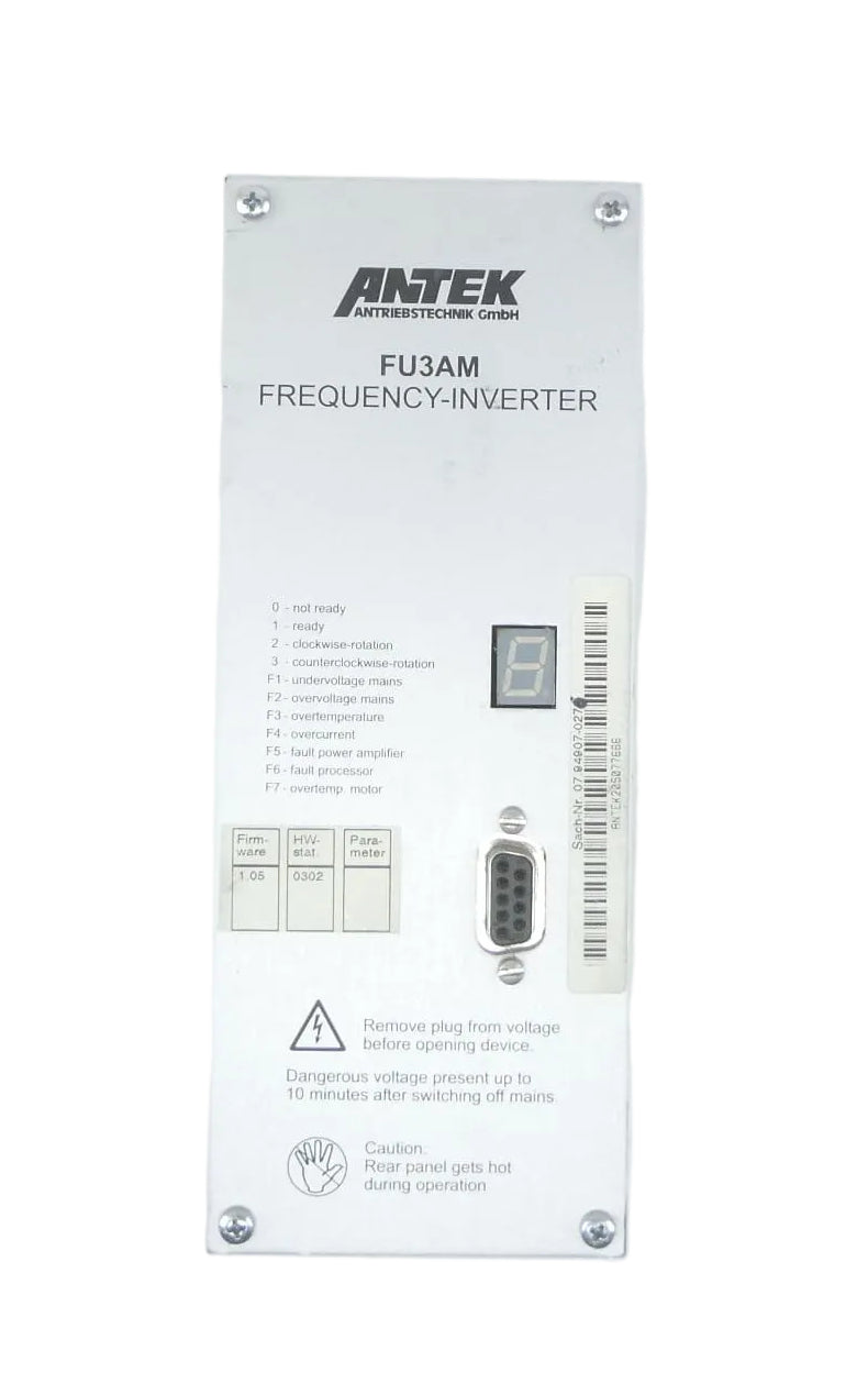 Antek FU3AM-03-00 Frequenzumrichter (400…480 VAC 45…66Hz)