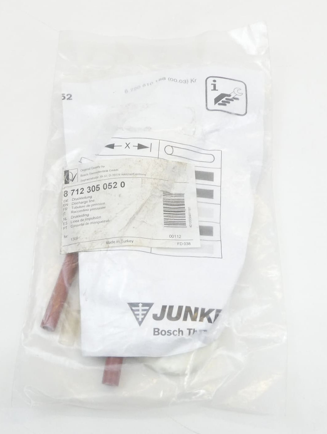 Junkers 87123050520 Druckleitung