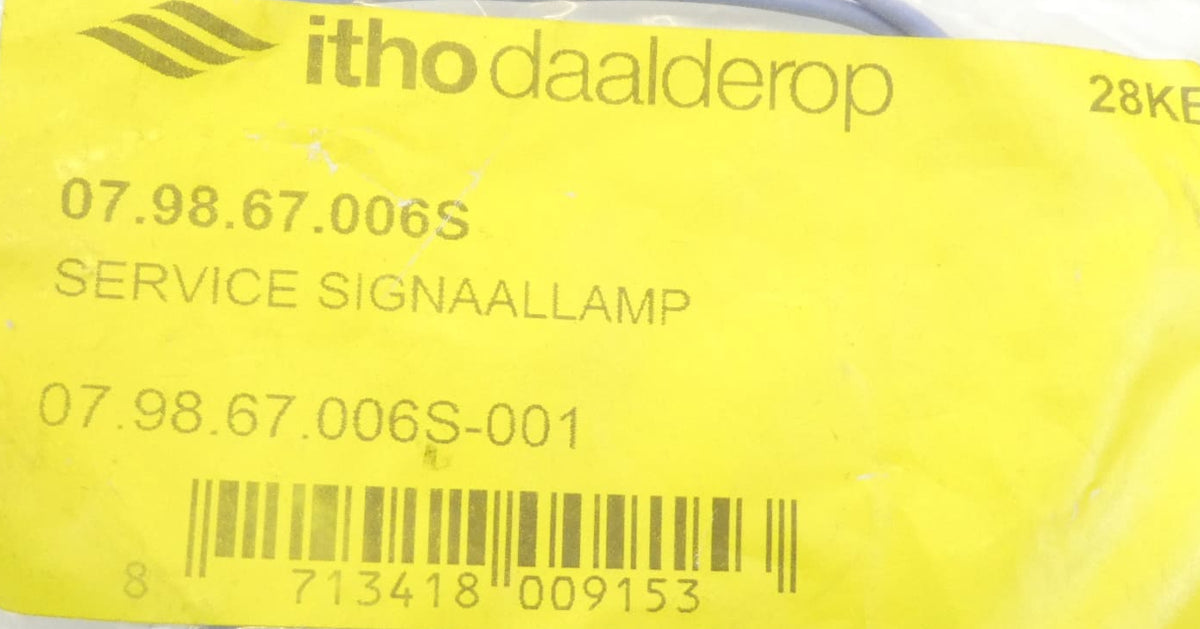 Itho Daalderop 07.98.67.006S Signallampe