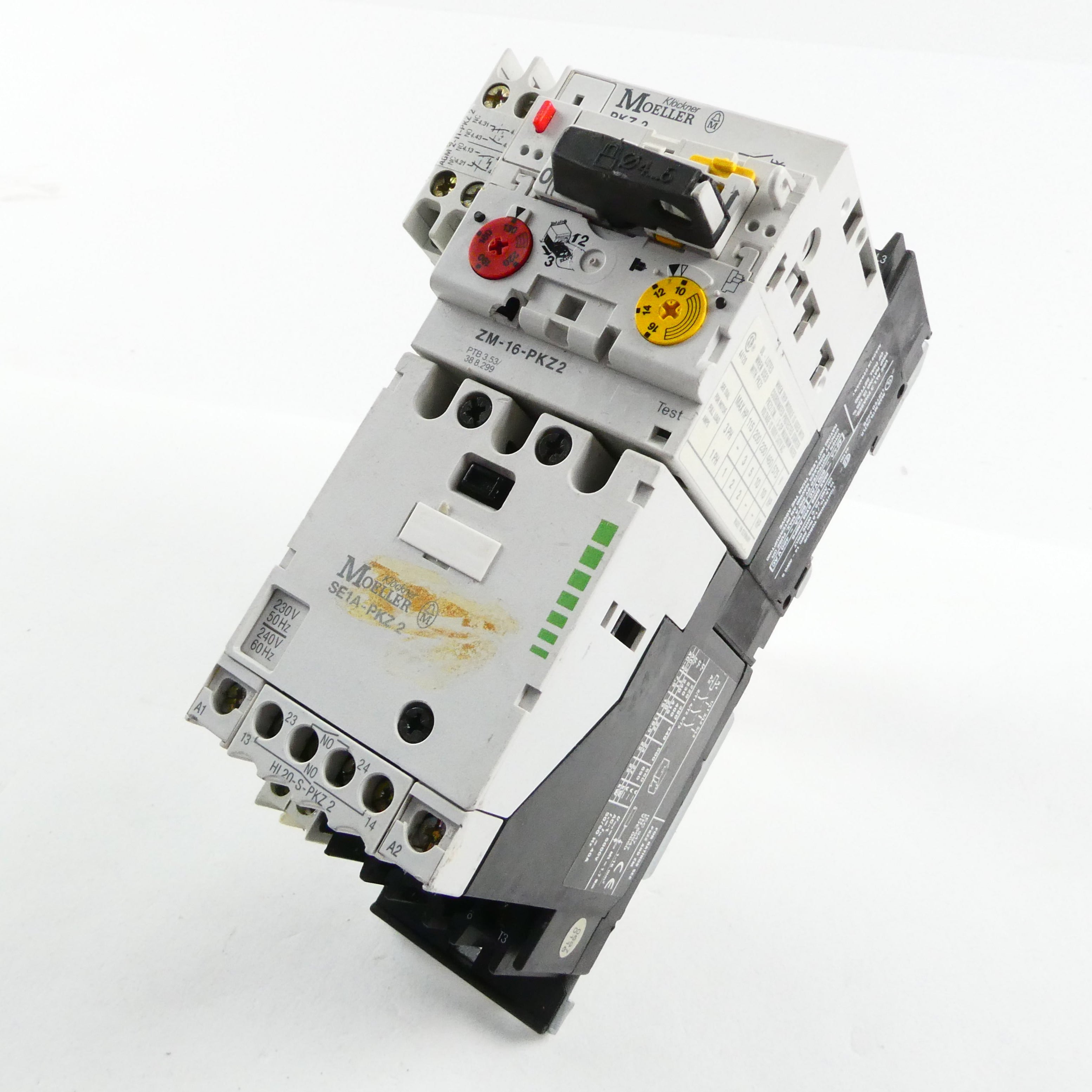 MOELLER ZM16PKZ2 + SEA1APKZ 2 SCHALT, MOTORANTRIEB *USED1* SZ Handel
