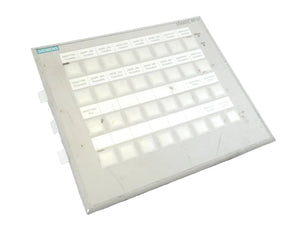 SIEMENS 6AV3688-3ED13-0AX0 PUSH BUTTON PANEL SIMATIC PP17-II S/N: 100829625