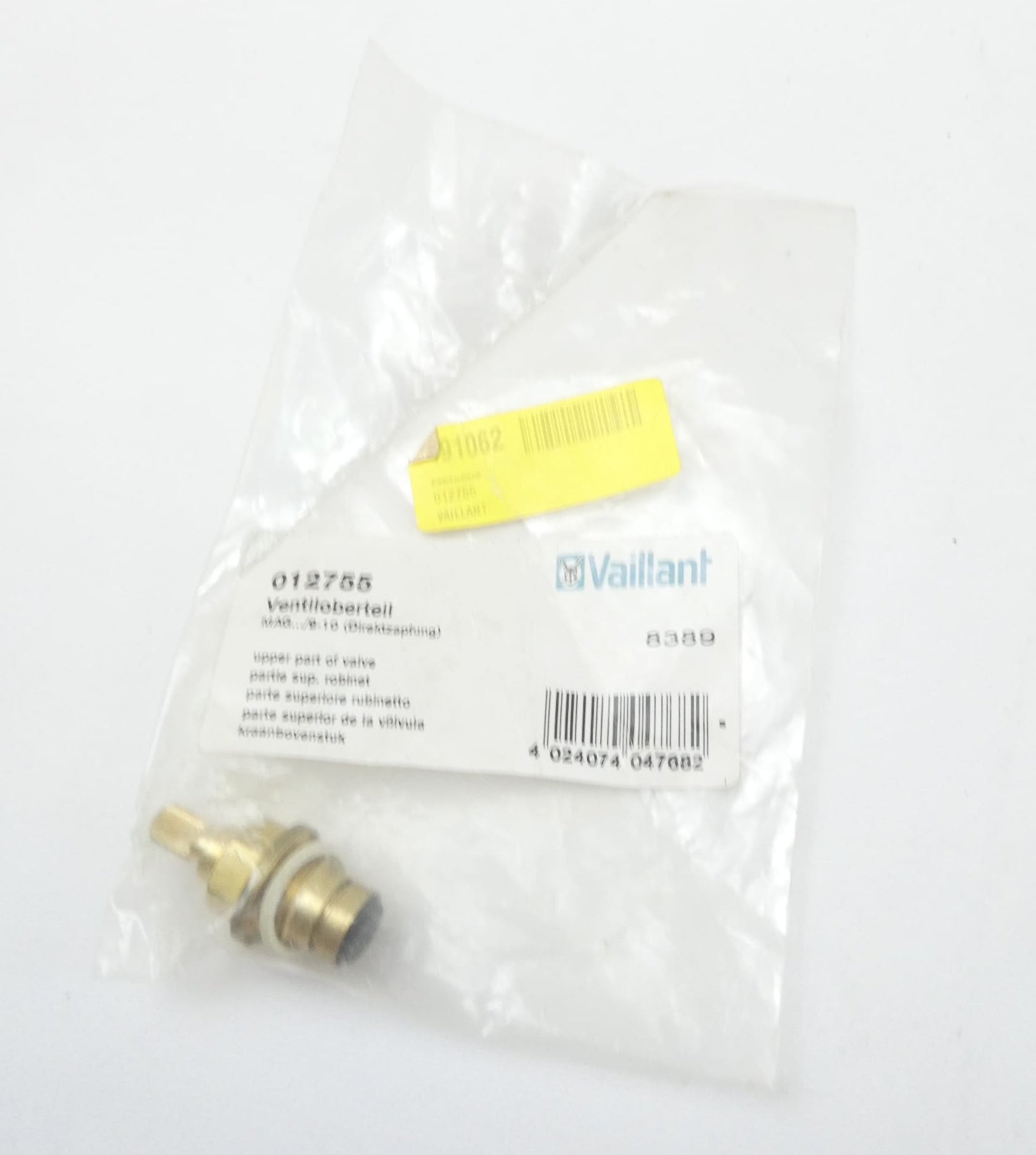 VAILLANT 012755 VENTILOBERTEIL (MAG…/9-10 Direktzapfung)