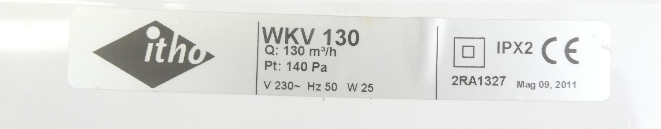ITHO DAALDEROP 380.1131 ABLUFTVENTILATOR WKV 130