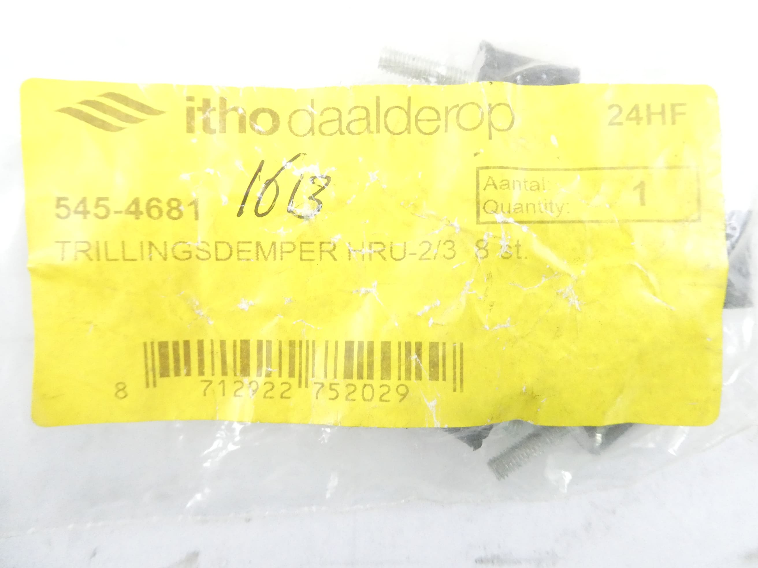 ITHO DAALDEROP 545-4681 SCHWINGUNGSDÄMPFER HRU-2/3 set of 8