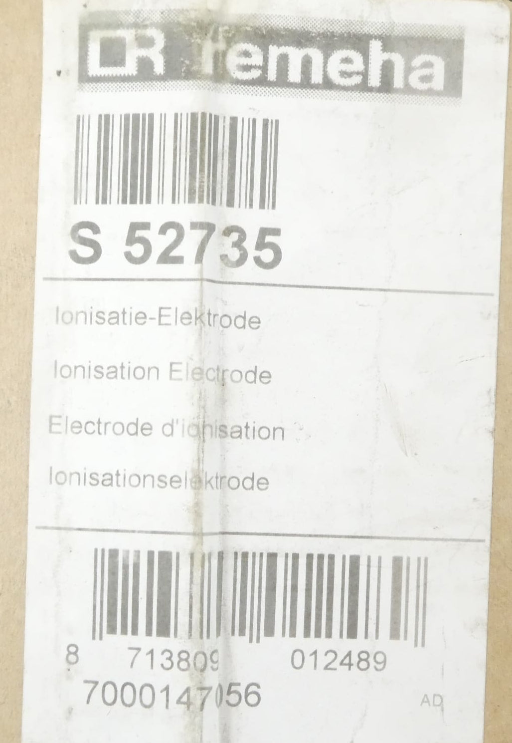 REMEHA S52735 IONISATIONSELEKTRODE