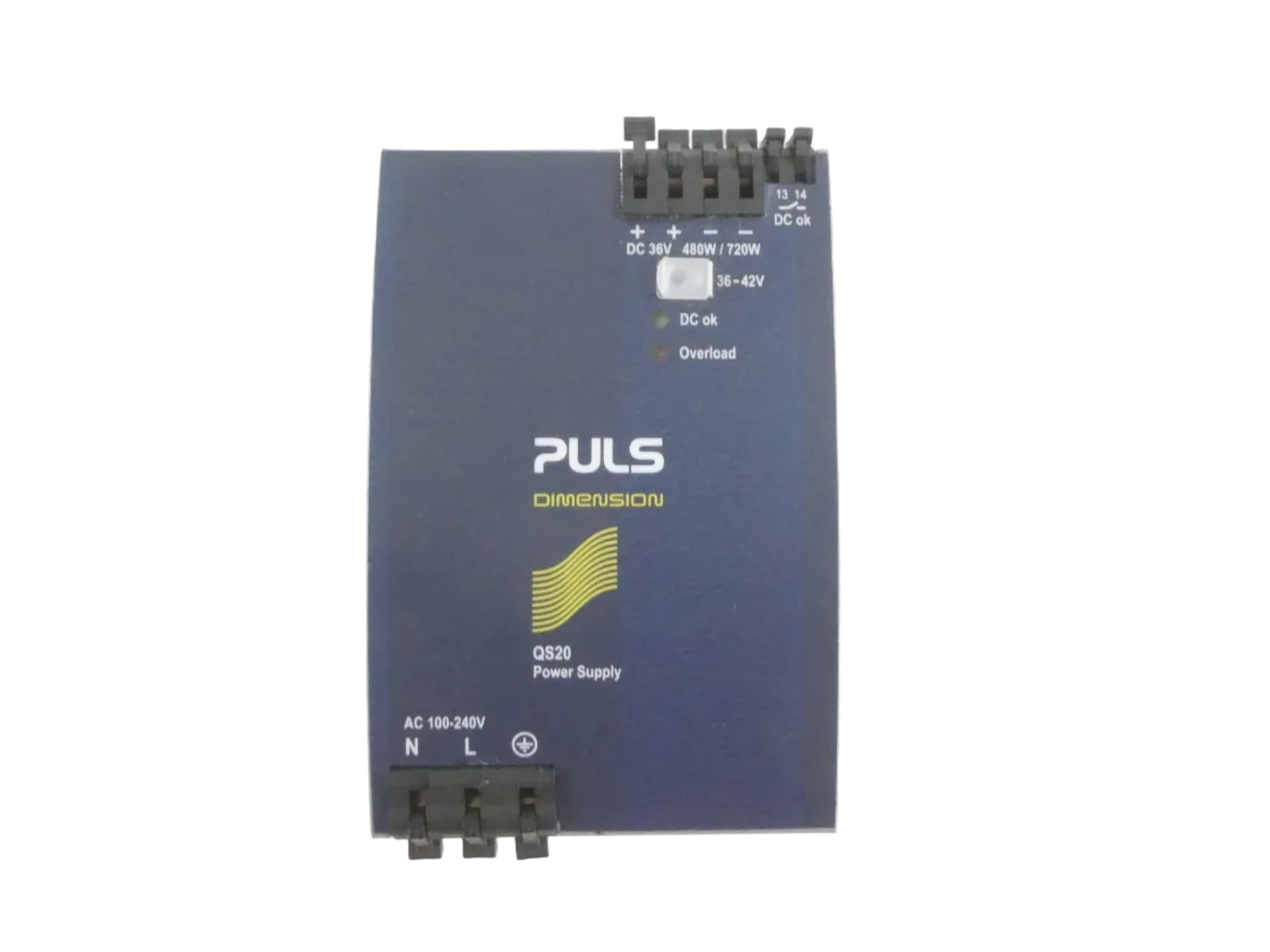 PULS QS20.361 (36V 13.3A 480W) DIMENSION POWER SUPPLY 1-PHASE NETZTEIL