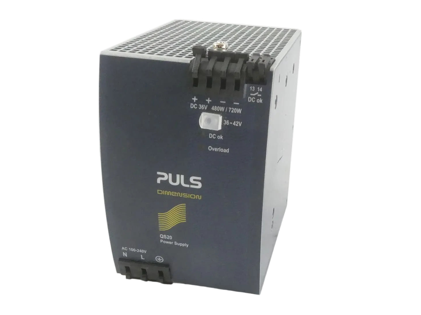 PULS QS20.361 (36V 13.3A 480W) DIMENSION POWER SUPPLY 1-PHASE NETZTEIL