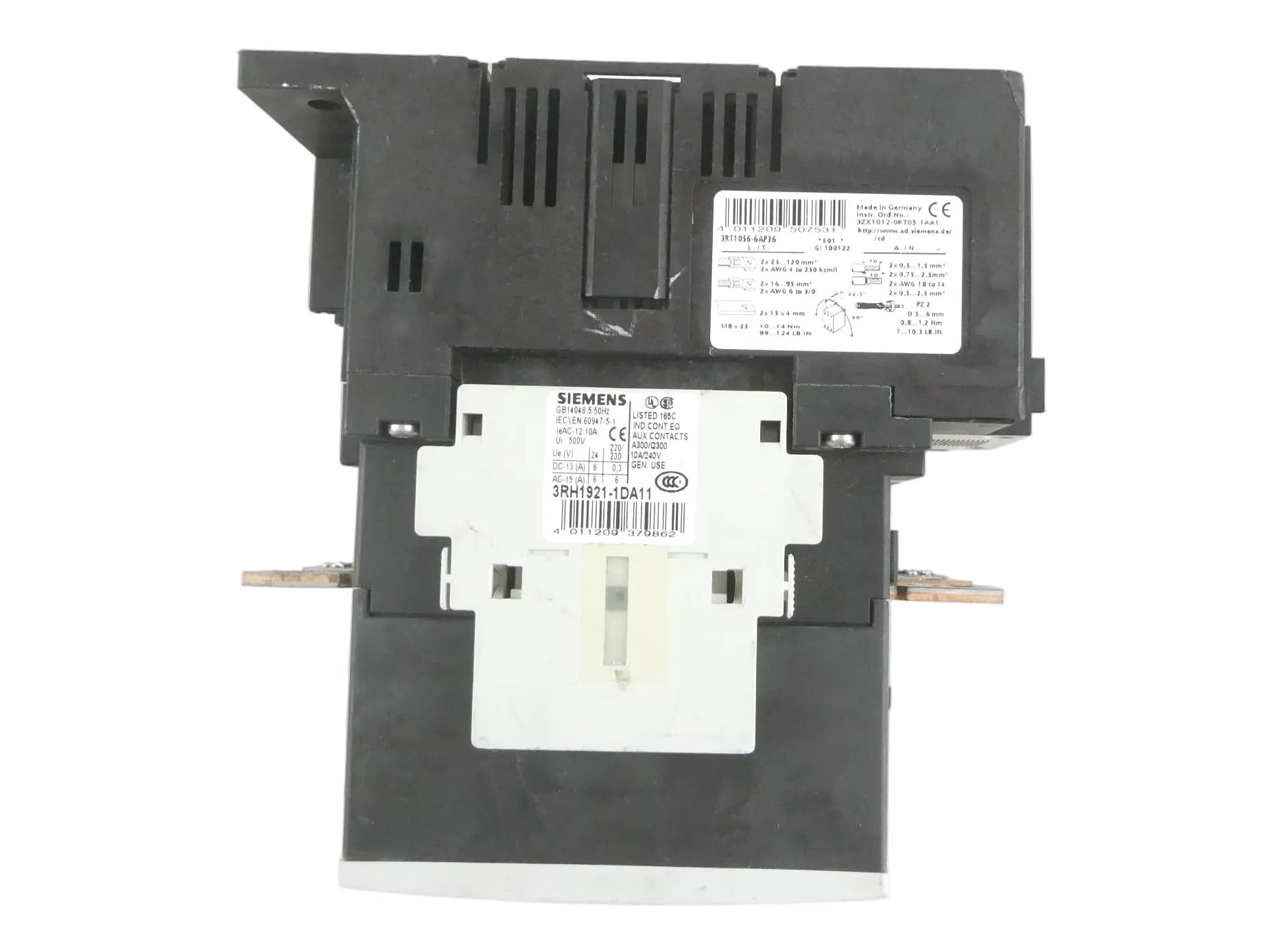 SIEMENS 3RT1056-6AP36 LEISTUNGSSCHÜTZ *E01*