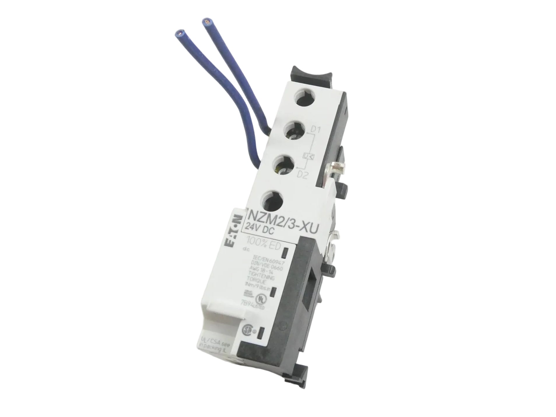EATON NZM2/3-XU24VDC NZM2/3-XU 24V DC UNTERSPANNUNGSAUSLÖSER