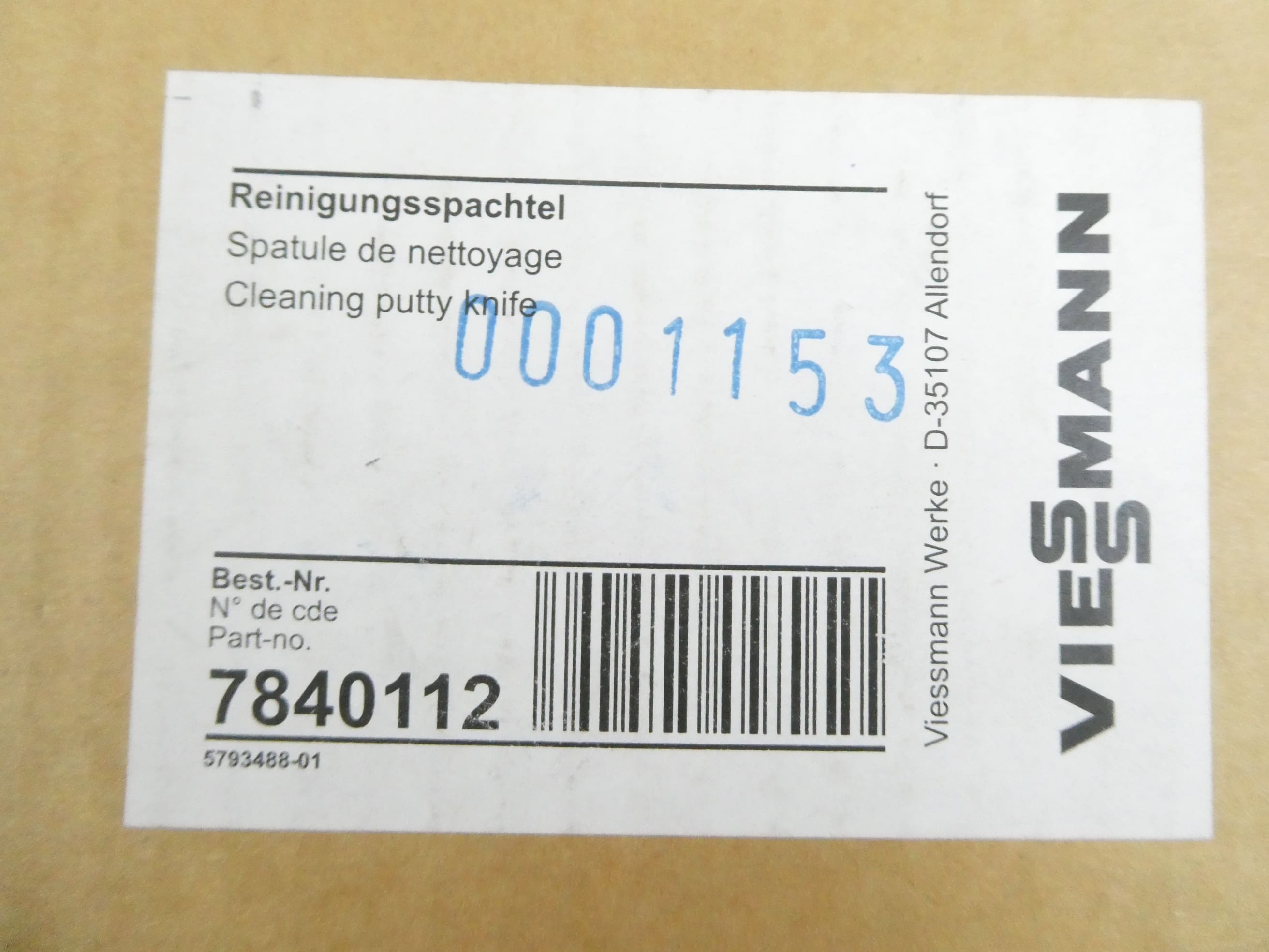 VIESSMANN 7840112 REINIGUNGSSPACHTEL