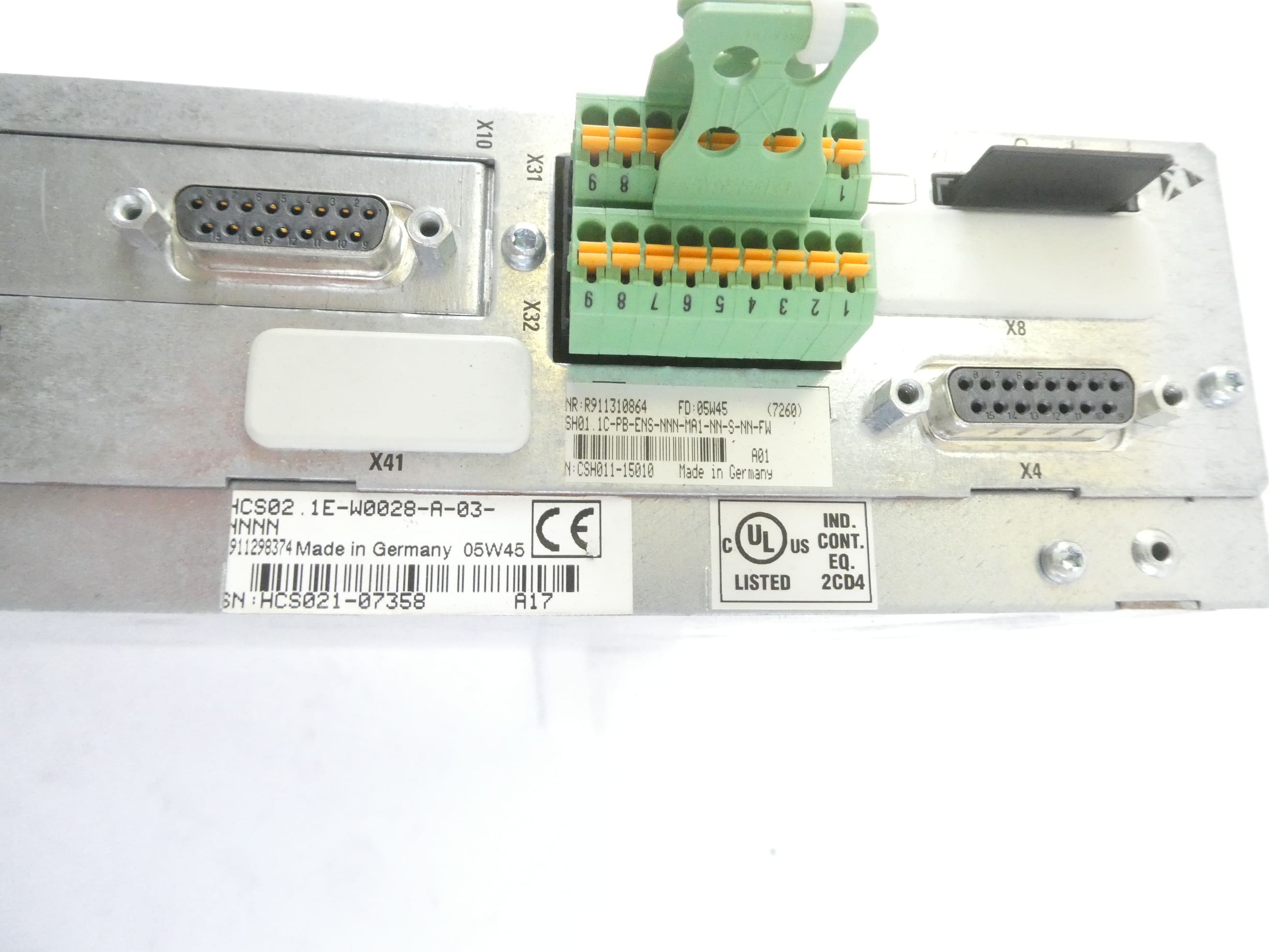 REXROTH HCS02.1E-W0028-A-03-NNNN IndraDrive C UMRICHTER SN: HCS021-07358