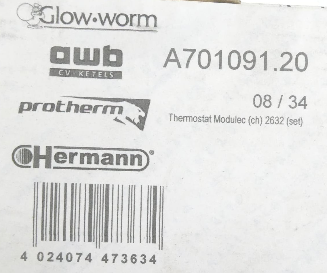 AWB / GLOWWORM A701091.20 THERMOSTATMODUL 2632 (set)