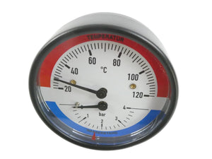 WATTS P1497B073001 THERMOMANOMETER 80 R 0..4 BAR/20..120°C