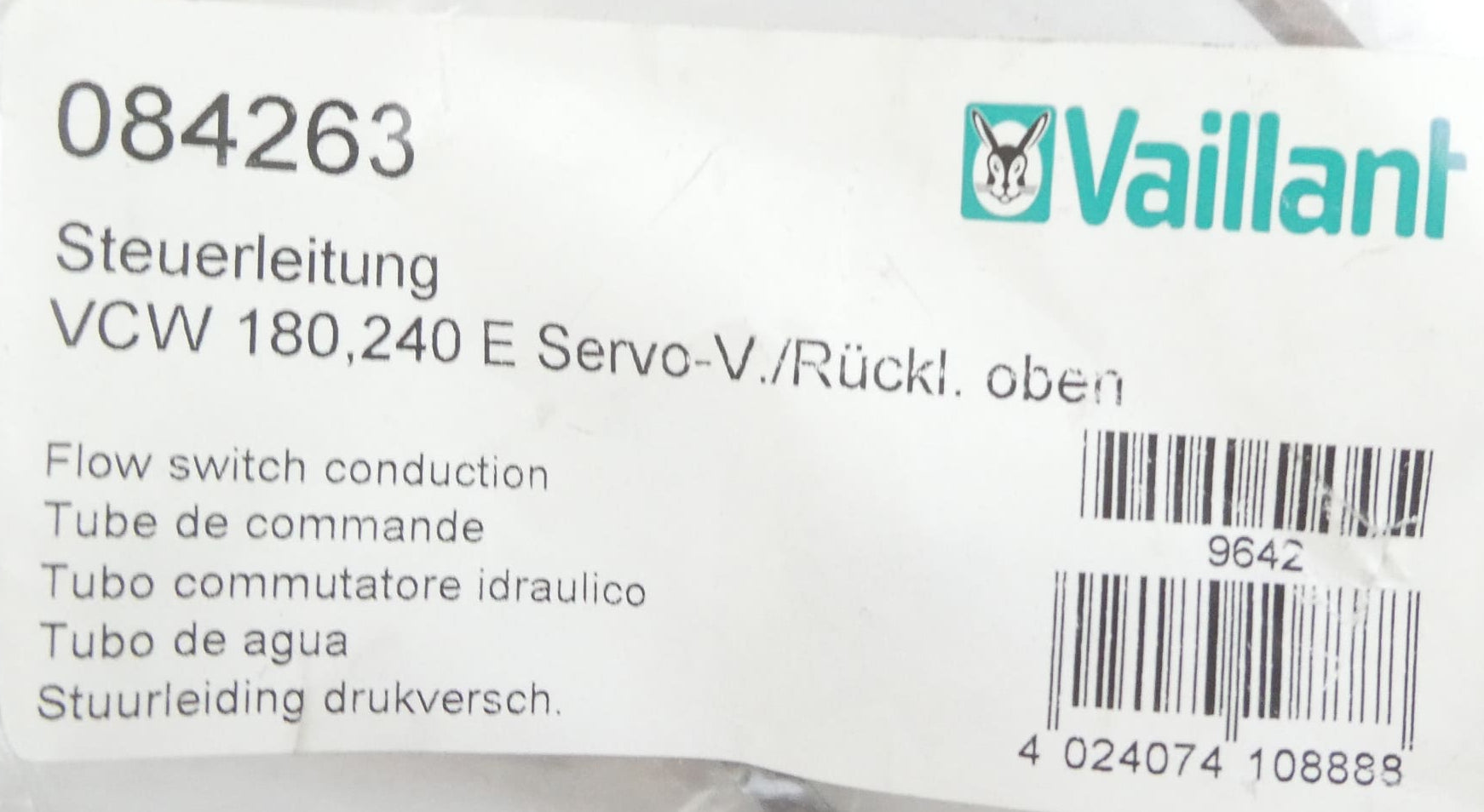 Vaillant 084263 Steuerleitung für VCW 180,240 E Servo-V